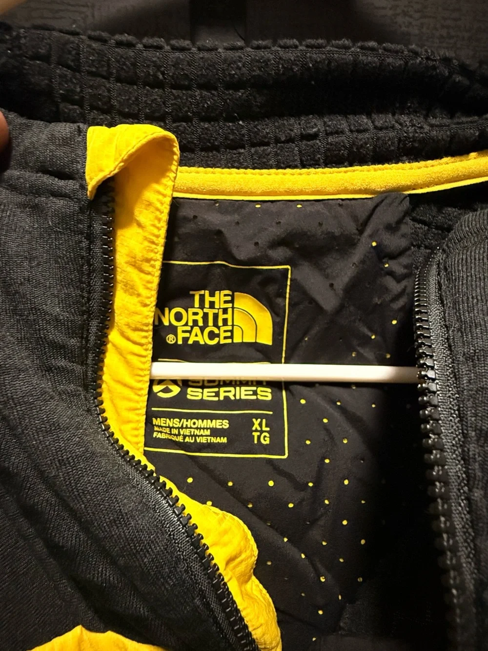 The North Face Black & Yellow Men's summit series jacket